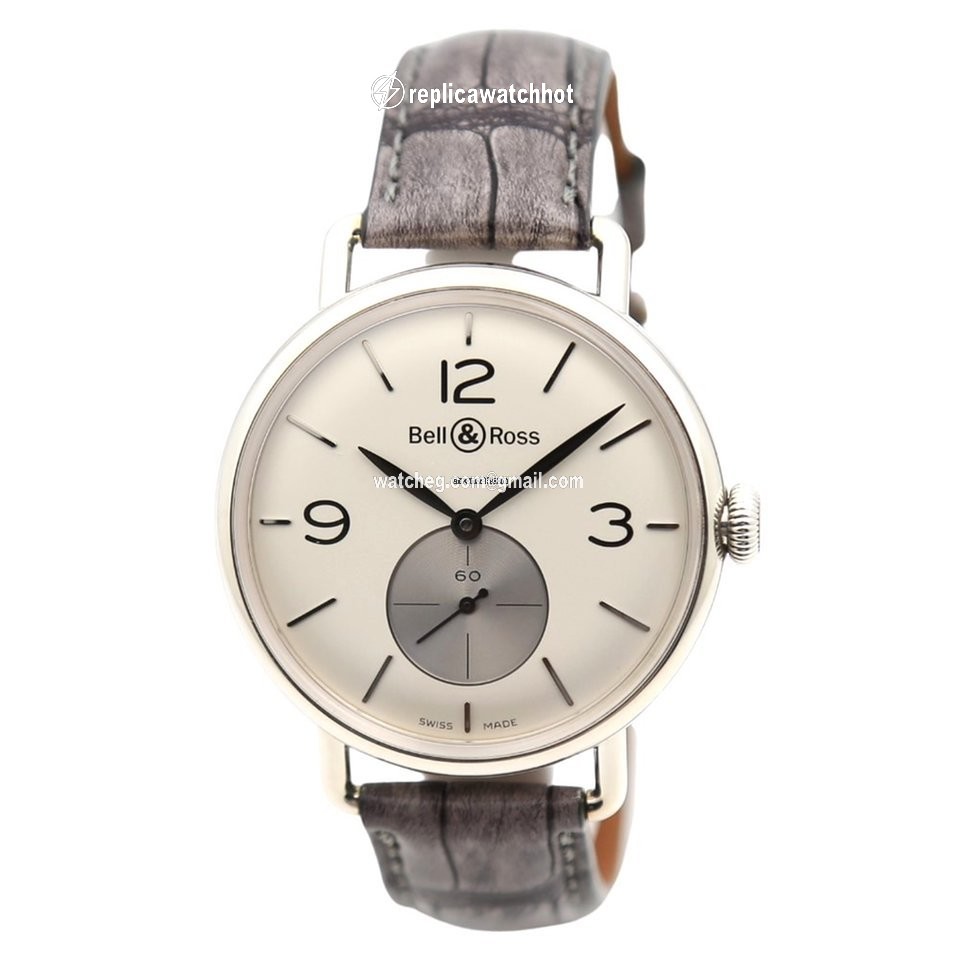 Bell & Ross Vintage Mens watch Unisex Manual winding BRWW1-ME-AG-OP SCR
