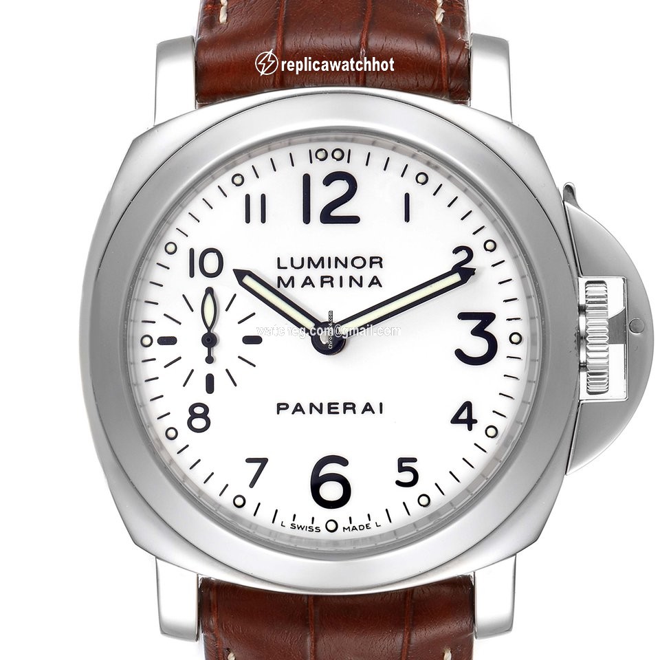 Panerai Luminor Marina Mens watch Unisex Manual winding Steel PAM00113