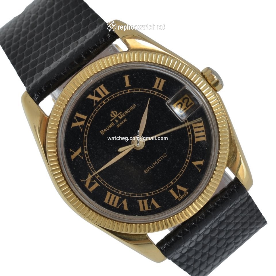 Baume & Mercier Mens watch Unisex Automatic Yellow gold 3183-2