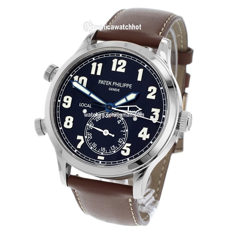Patek Philippe Travel Time Mens watch Unisex Automatic White gold 5524G-001