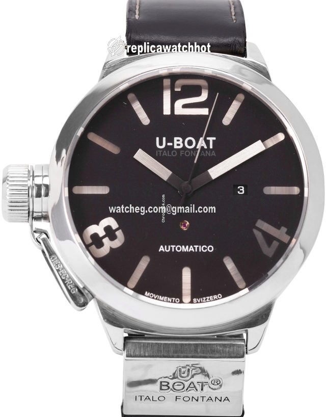 U-Boat Classico Mens watch Unisex Automatic Silver ETA 2824