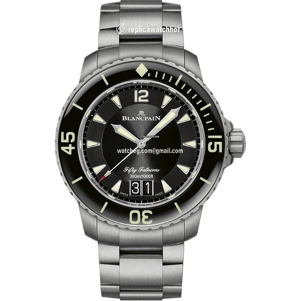 Blancpain Fifty Fathoms Mens watch Unisex Automatic Titanium 5050-12B30-98