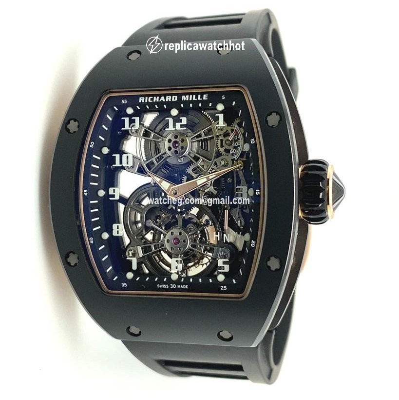 Richard Mille Mens watch Unisex Manual winding Ceramic RM17-01