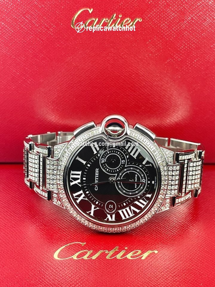 Cartier Ballon Bleu 44mm Mens watch Unisex Automatic Steel W6920025