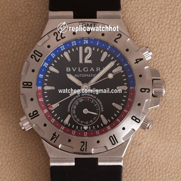 Bulgari Diagono Mens watch Unisex Automatic Steel GMT 40 S