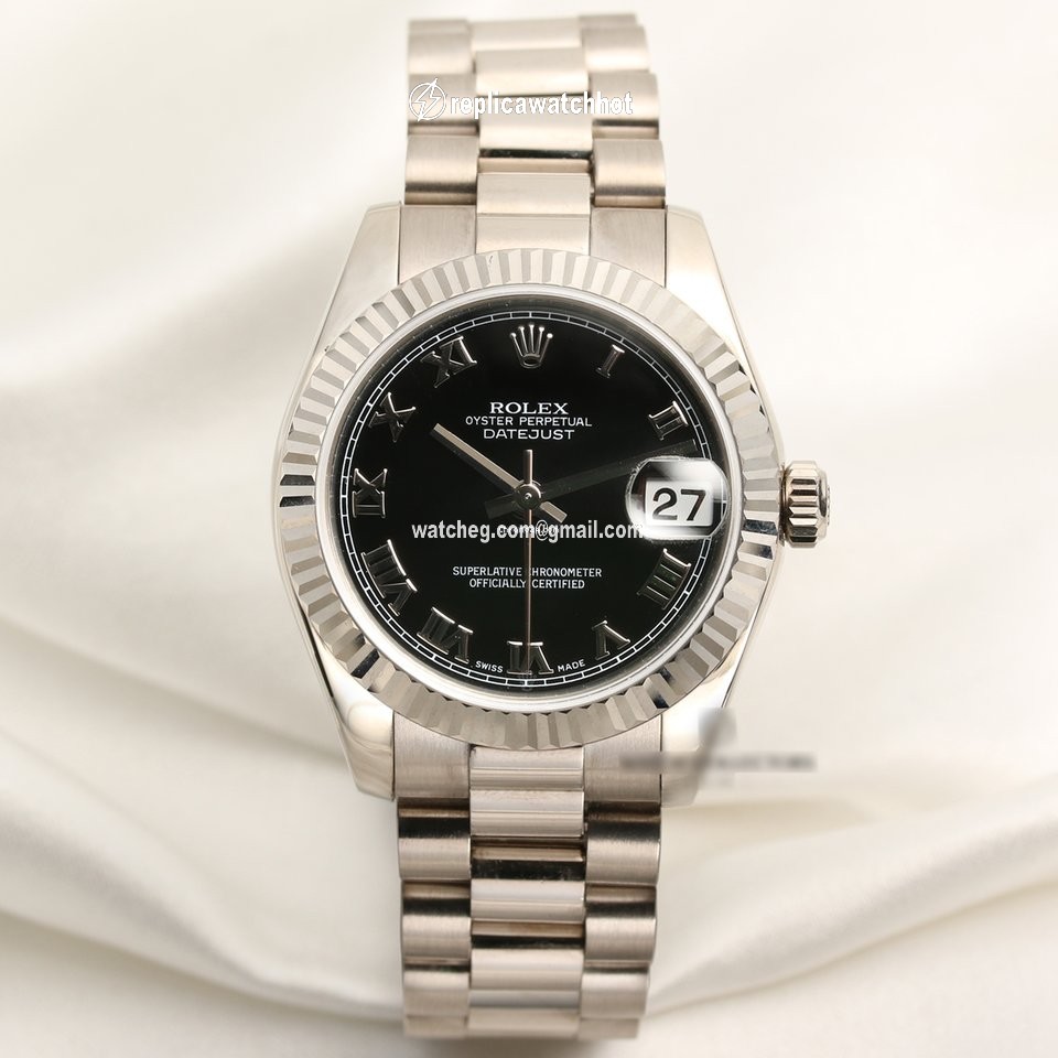 Rolex Datejust 31 Mens watch Unisex White gold Automatic 178279