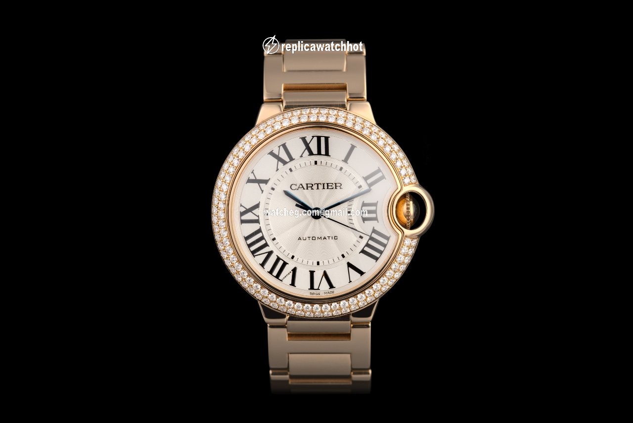 Cartier Ballon Bleu Womens watch Automatic Rose gold 3003