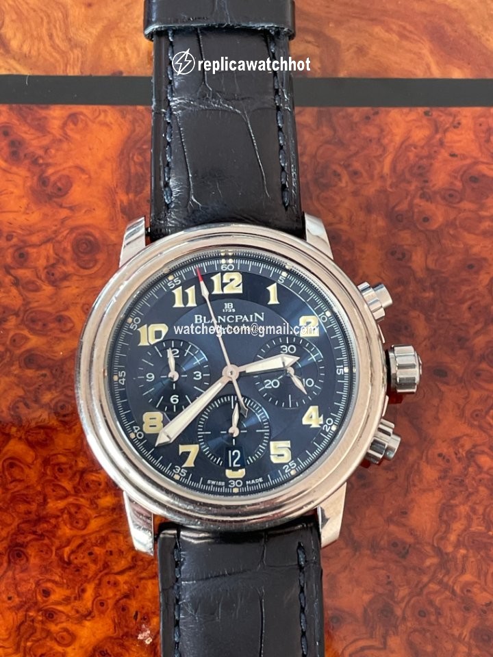 Blancpain Leman Fly-Back Mens watch Unisex Automatic White gold 2185