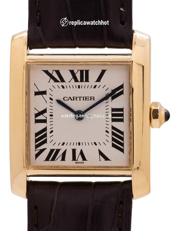 Cartier Tank Francaise Quartz Yellow gold 1821