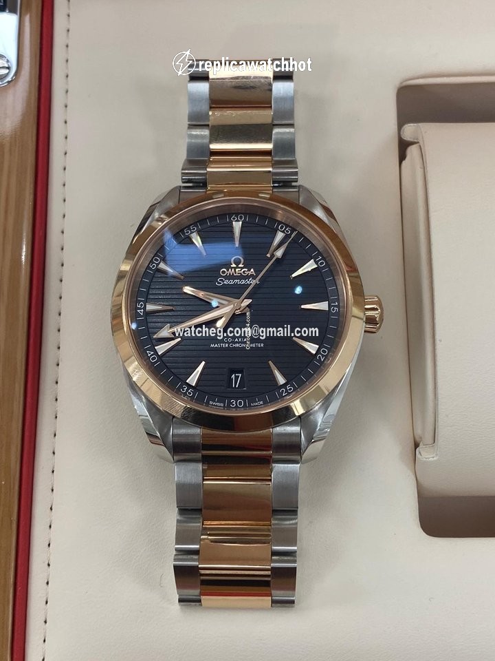 Omega Seamaster Aqua Terra Mens watch Unisex Automatic Gold Steel 220.20.41.21.06.001