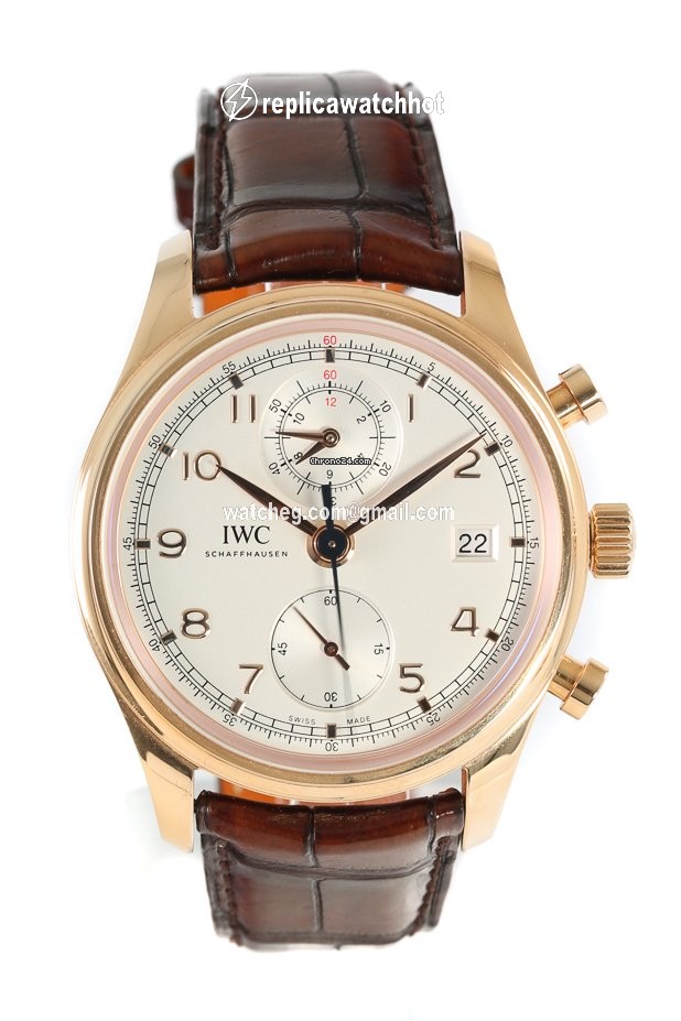 IWC Portuguese Chronograph Mens watch Unisex Automatic Rose gold IW3904202