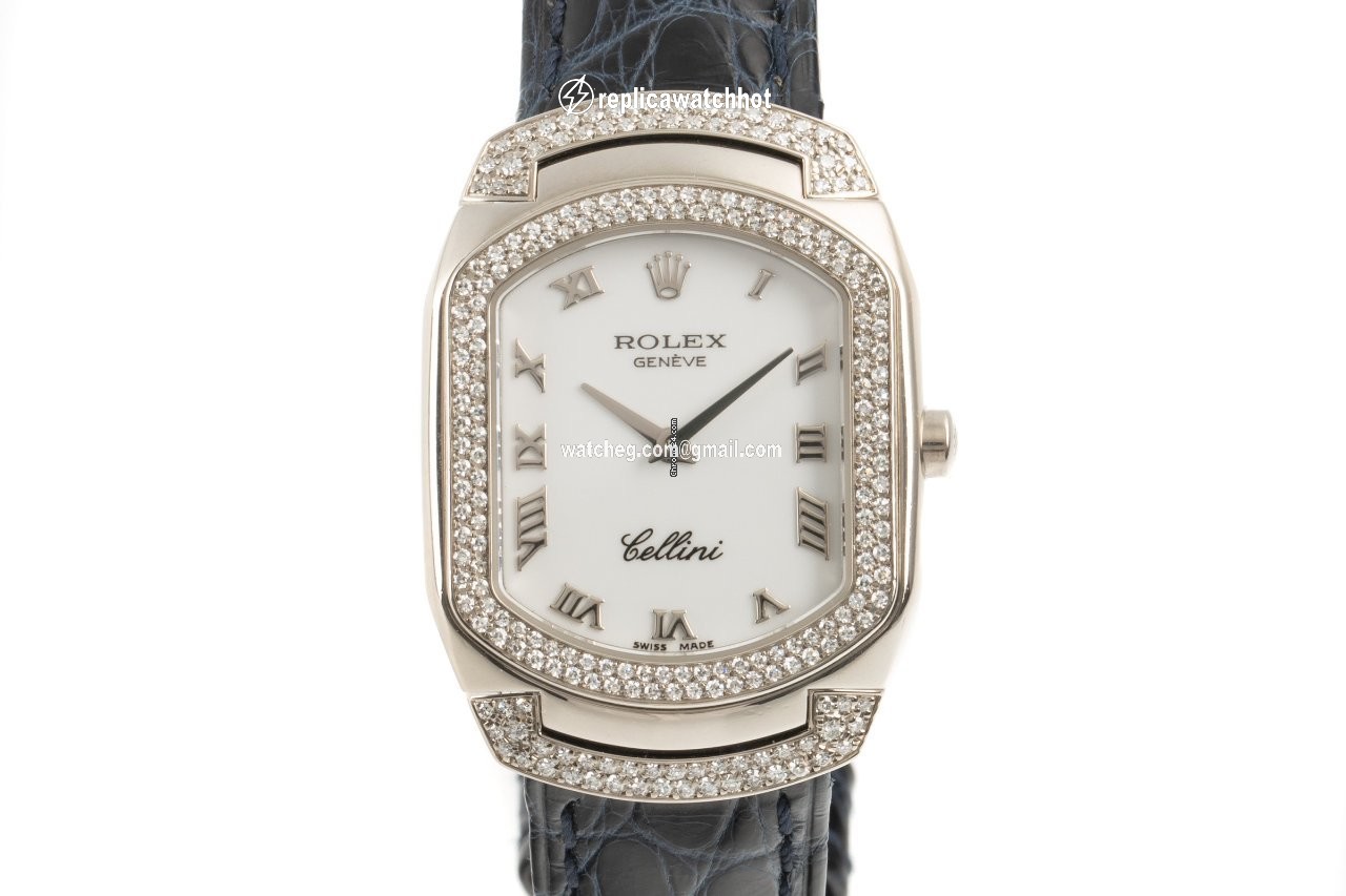Rolex Cellini Womens watch White gold Quartz 6693