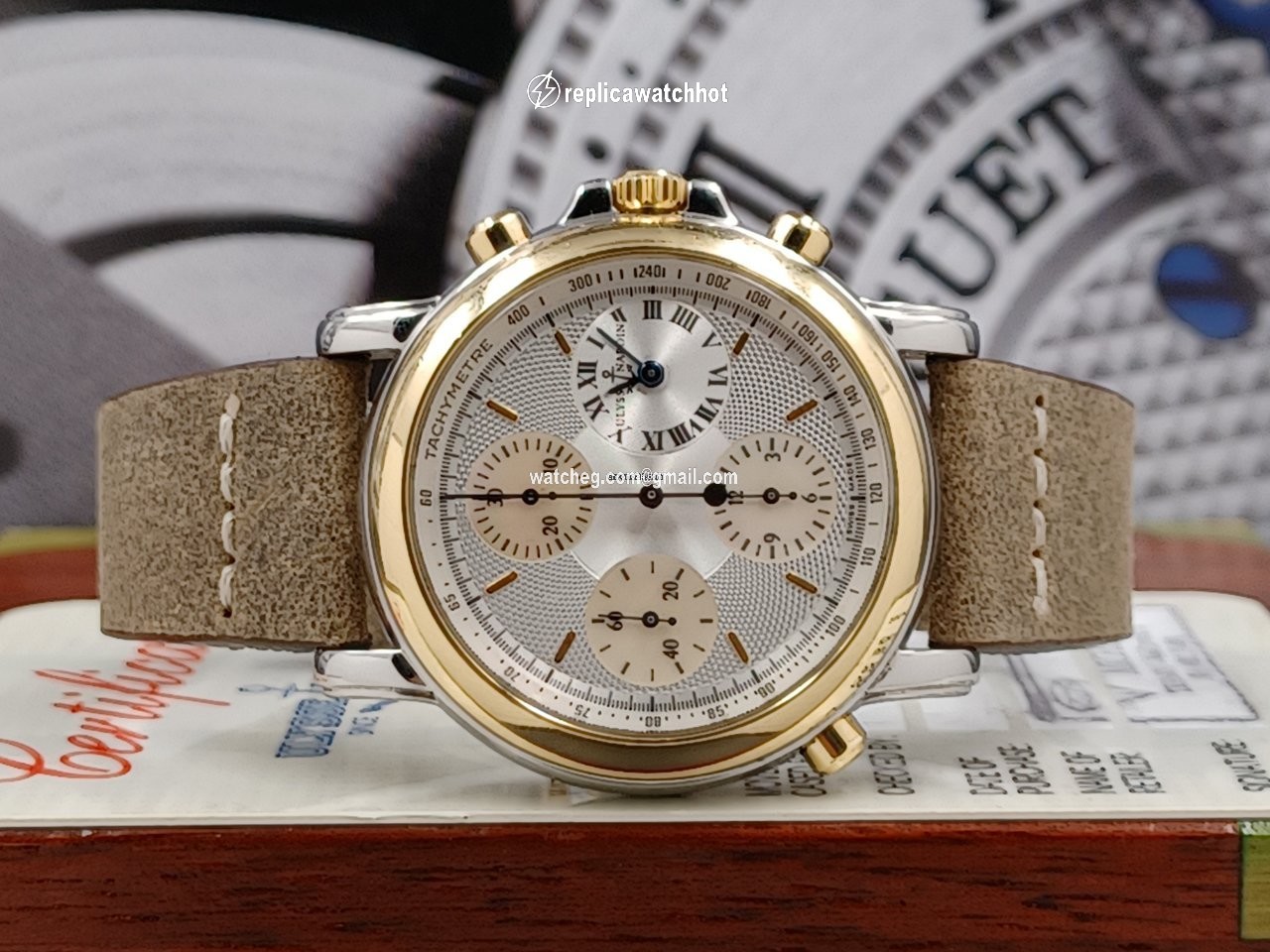 Ulysse Nardin Mens watch Unisex Automatic Gold Steel 575-22