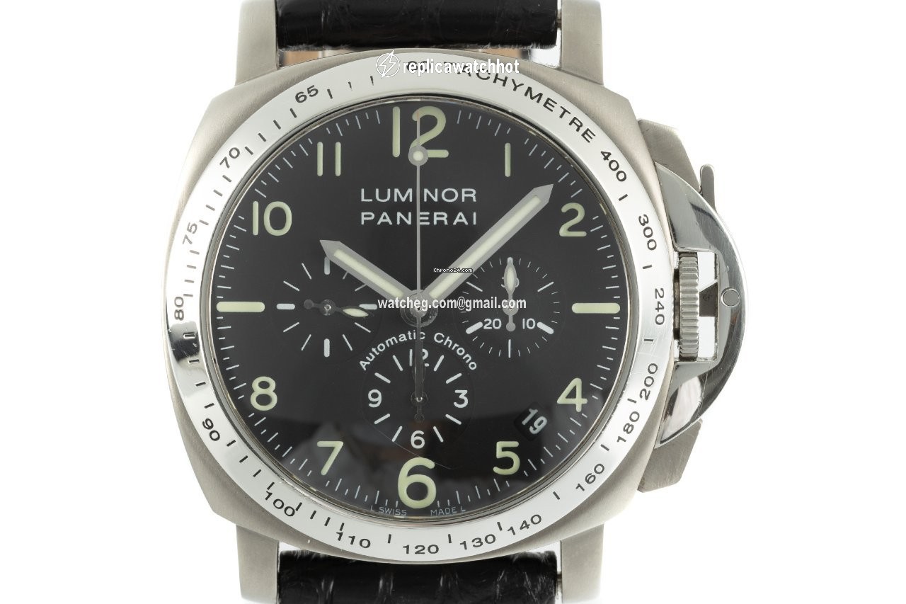 Panerai Luminor Chrono Mens watch Unisex Automatic Steel PAM00074