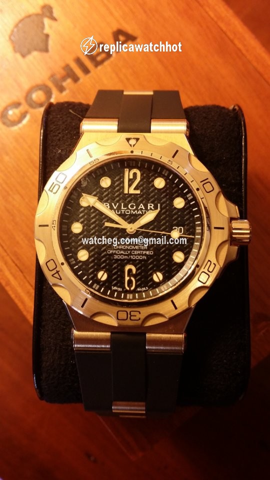 Bulgari Diagono Mens watch Unisex Automatic Yellow gold DP42BGVDSD