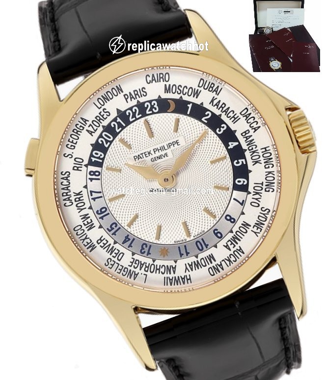 Patek Philippe World Time Mens watch Unisex Automatic Yellow gold 5110J-001