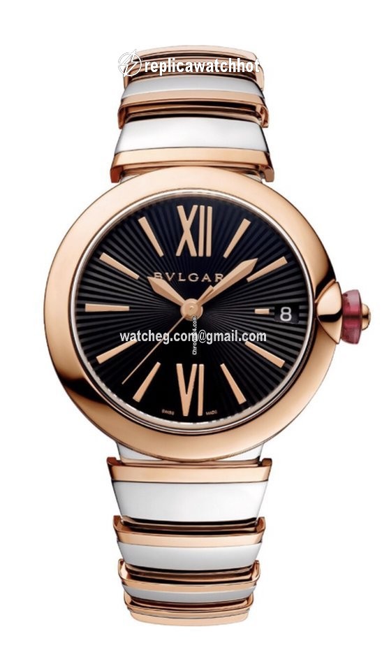 Bulgari Lucea Womens watch Automatic Gold Steel 102192 LU33BSPGSPGD