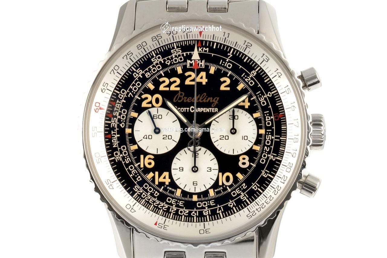 Breitling Navitimer Cosmonaute Mens watch Unisex Manual winding Steel A12022