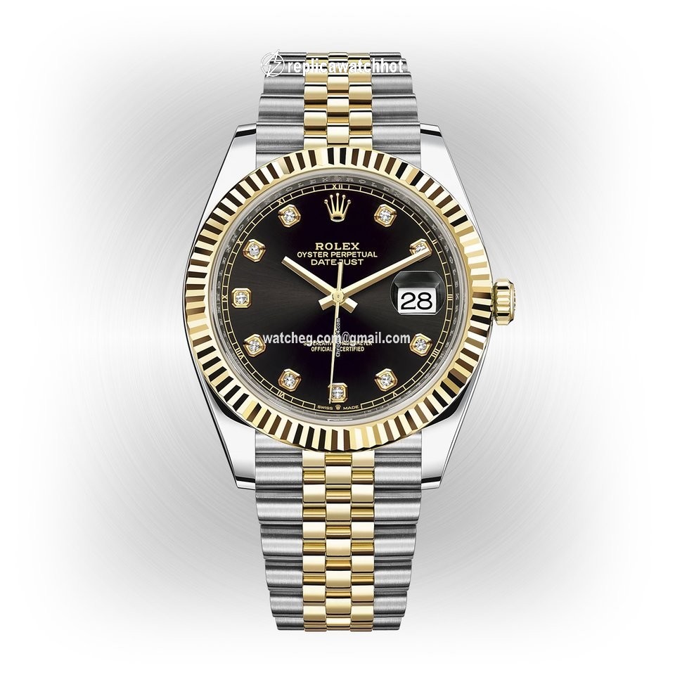 Rolex Datejust 41 Mens watch Unisex Gold Steel Automatic 126333-0006