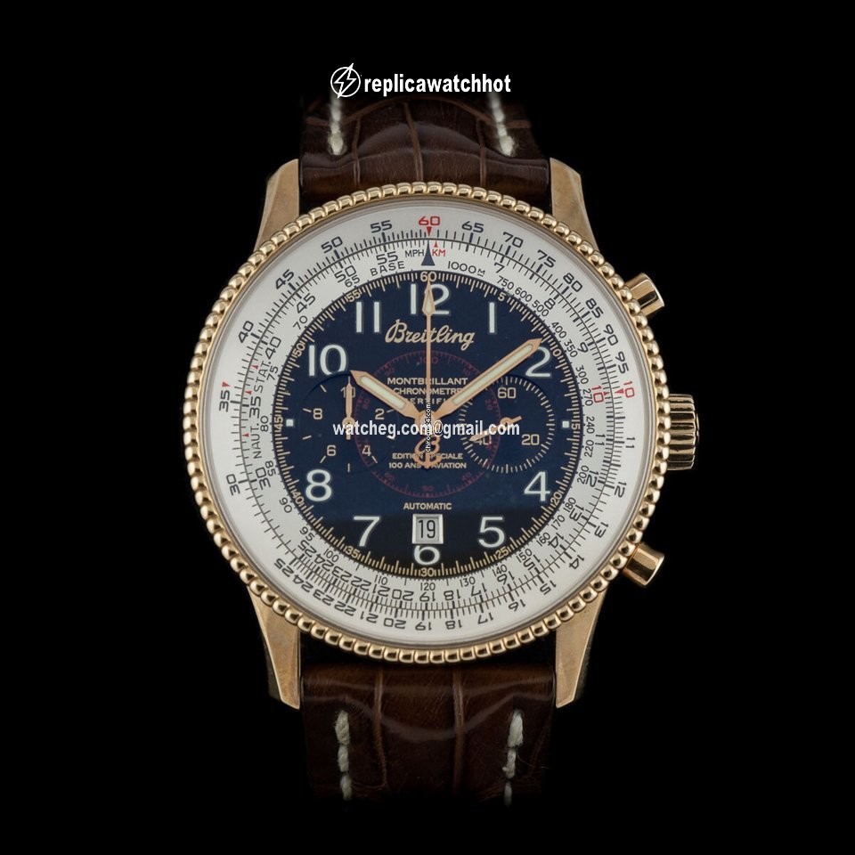 Breitling Montbrillant Mens watch Unisex Automatic Rose gold K35330