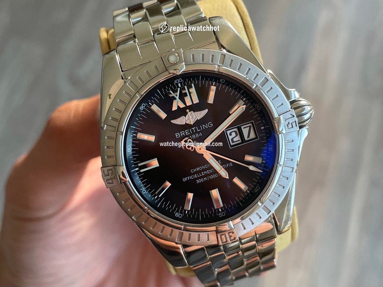 Breitling Galactic 41 Mens watch Unisex Automatic Steel a49350L2 ba07
