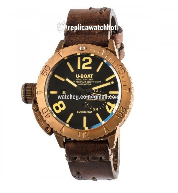 U-Boat Mens watch Unisex Automatic Bronze 8486