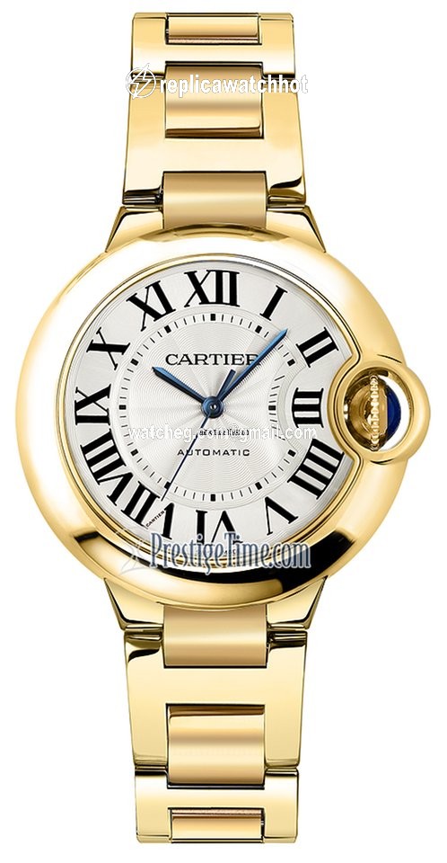Cartier Ballon Bleu 33mm Womens watch Automatic Yellow gold wgbb0045