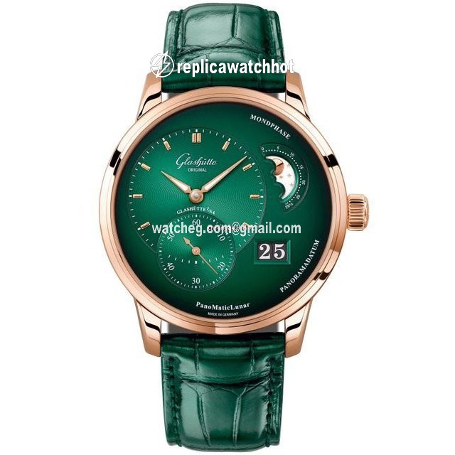 Glashtte Original PanoMaticLunar Mens watch Unisex Automatic Rose gold 1-90-02-23-35-30 or 90-02-23-35-30