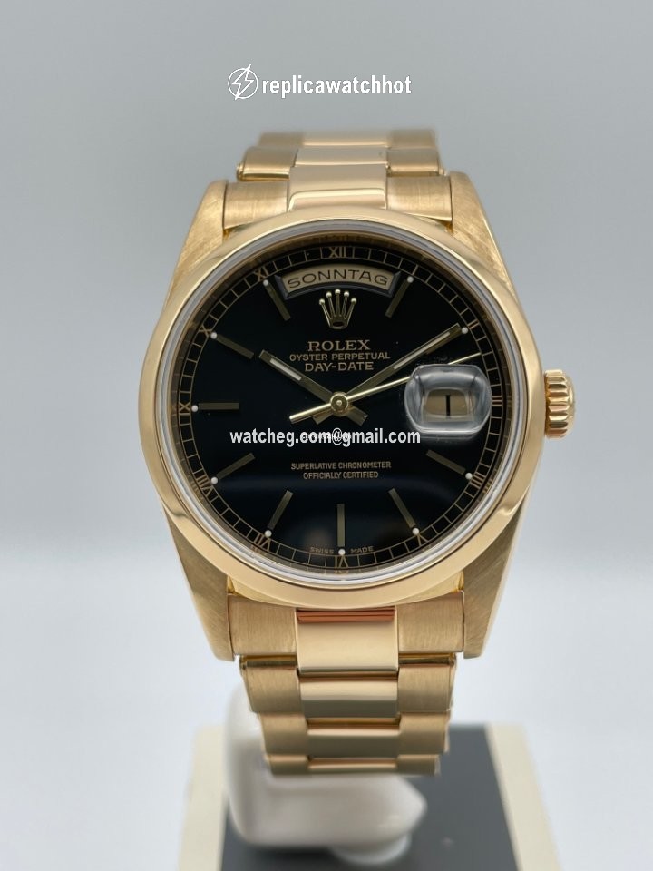 Rolex Day-Date 36 Mens watch Unisex Yellow gold Automatic 18208