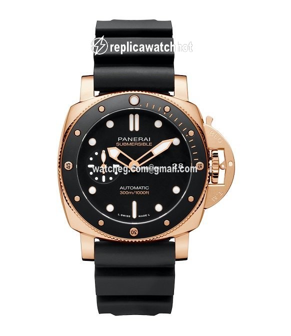 Panerai Mens watch Unisex Automatic Rose gold PAM01164