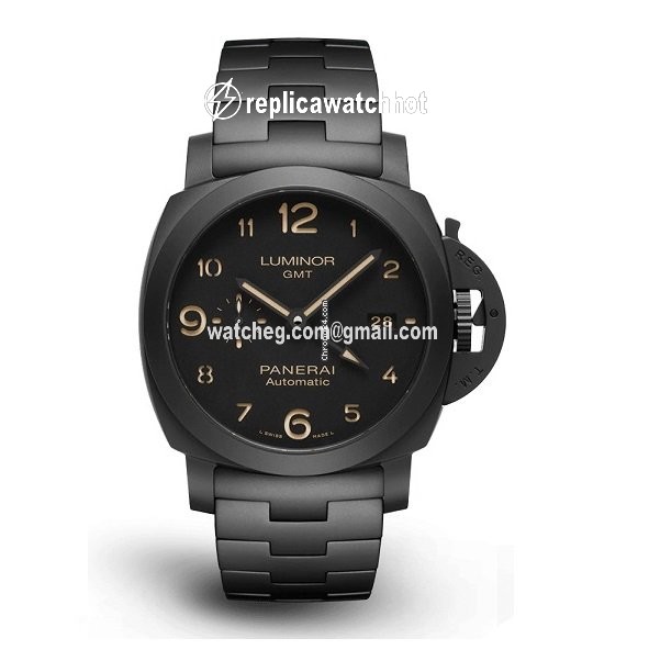 Panerai Luminor 1950 3 Days GMT Automatic Mens watch Unisex Automatic Ceramic PAM 01438