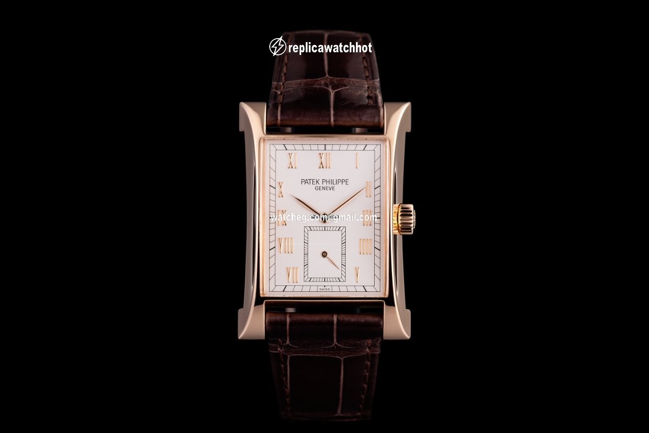 Patek Philippe Pagoda Mens watch Unisex Manual winding Rose gold 5500R