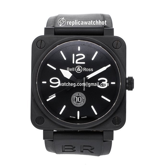 Bell & Ross BR 01-92 Mens watch Unisex Automatic Ceramic BR0192-10TH-CE