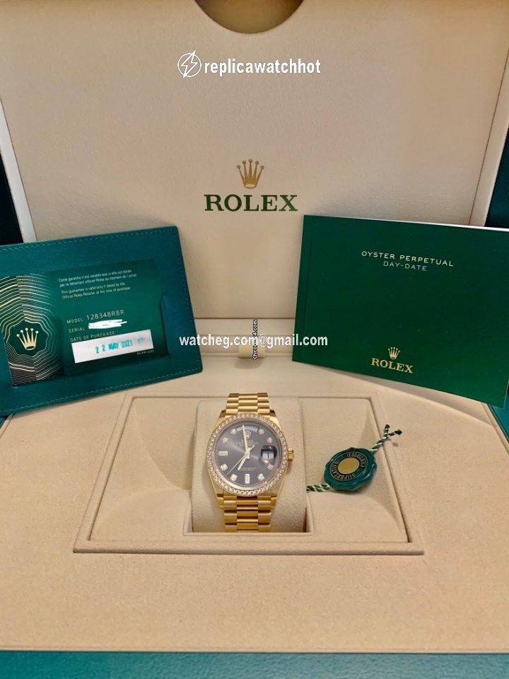 Rolex Day-Date 36 Mens watch Unisex Yellow gold Automatic 128348RBR