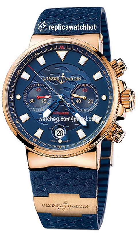 Ulysse Nardin Mens watch Unisex Automatic Rose gold 356-68LE-3