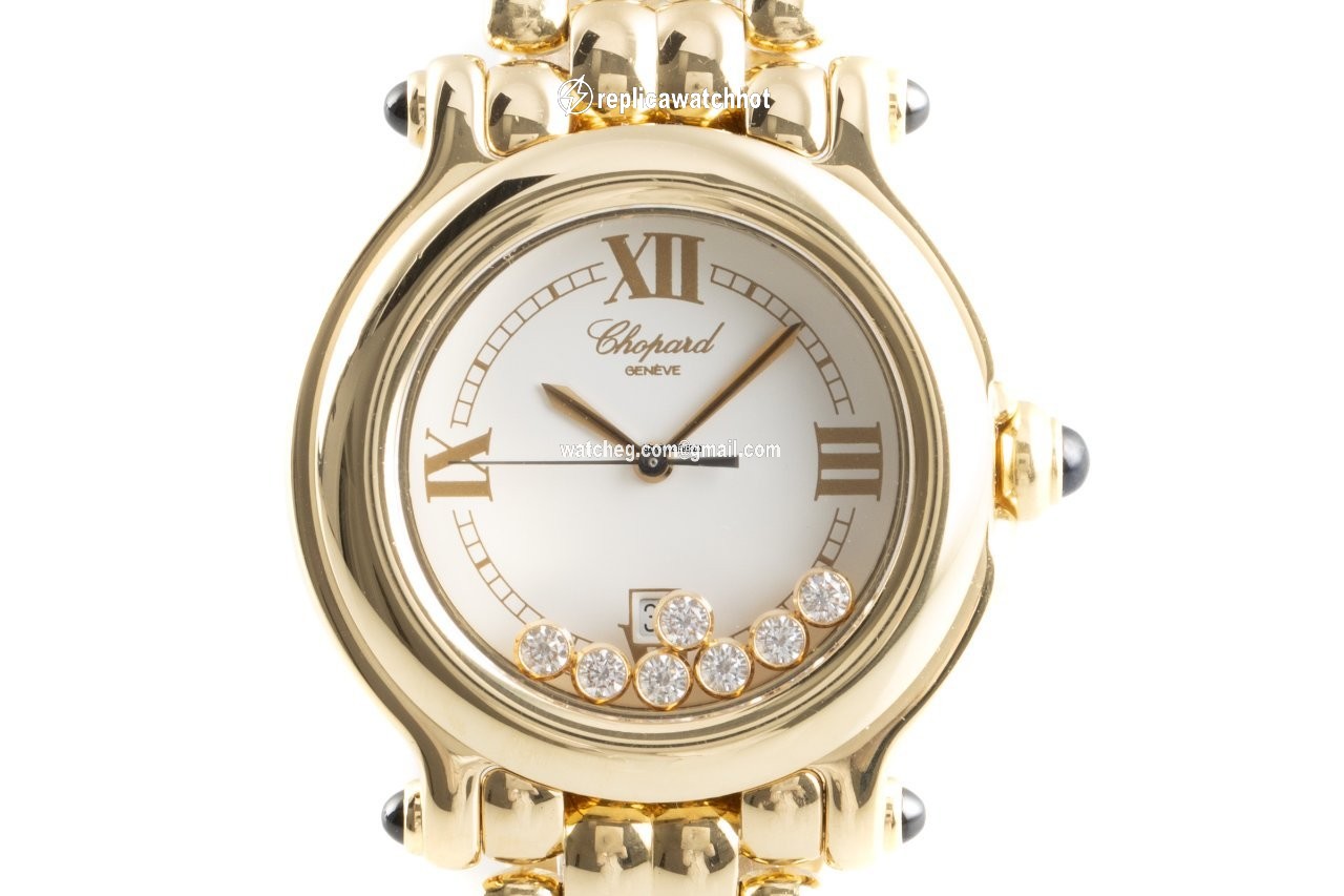 Chopard Happy Sport Womens watch Quartz Yellow gold 27 6137-23