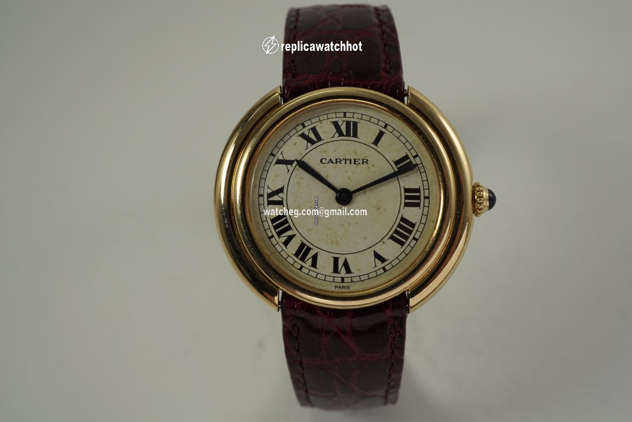Cartier Mens watch Unisex Automatic Yellow gold 881095