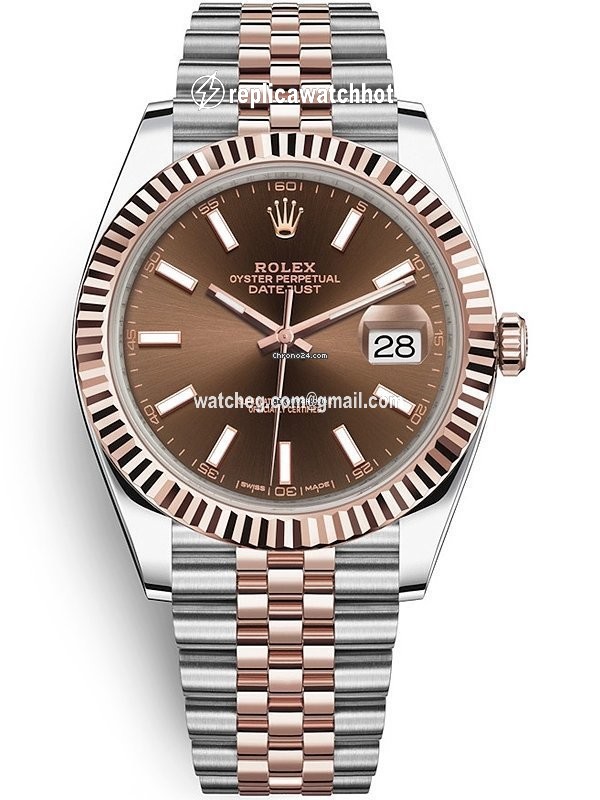 Rolex Datejust 41 Mens watch Unisex Rose gold Automatic 126331G