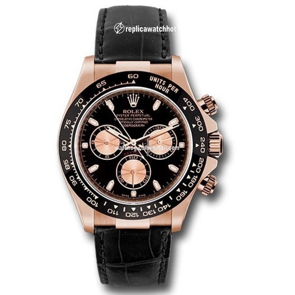 Rolex Daytona Mens watch Unisex Rose gold Automatic 116515LN bkp