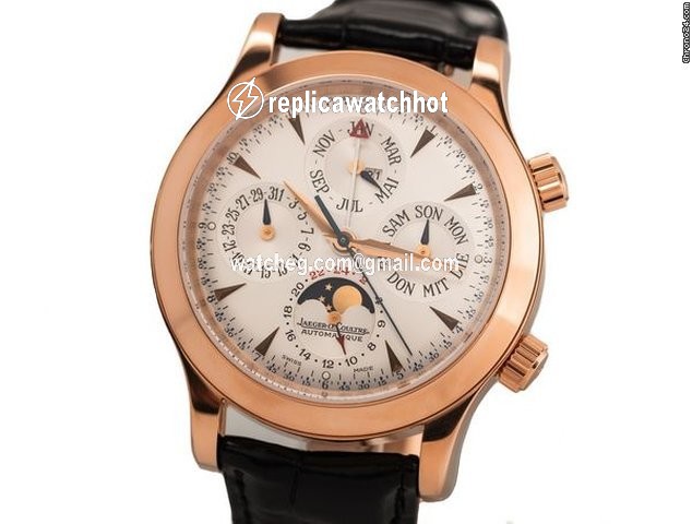 Jaeger-LeCoultre Master Memovox Mens watch Unisex Automatic Rose gold 146.2.95
