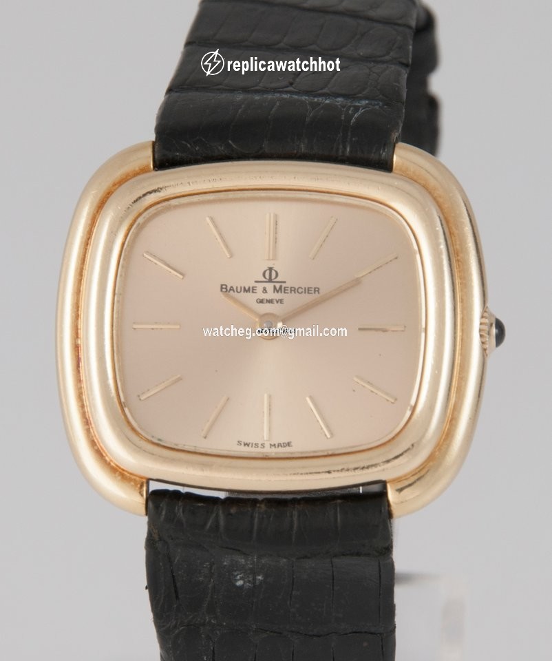 Baume & Mercier Mens watch Unisex Manual winding Yellow gold 37091