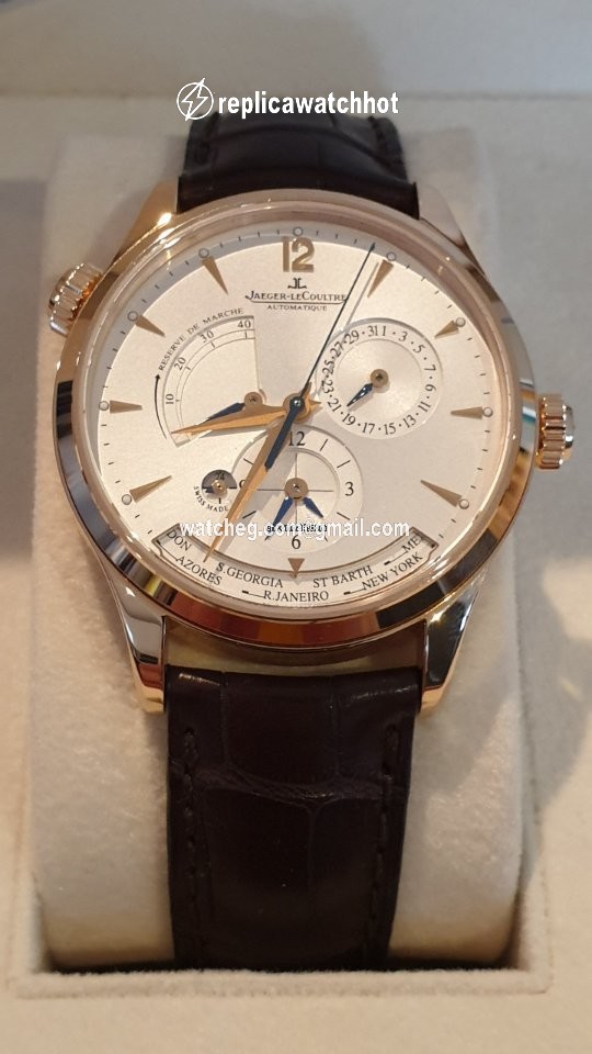 Jaeger-LeCoultre Master Geographic Mens watch Unisex Automatic Rose gold Q1422421
