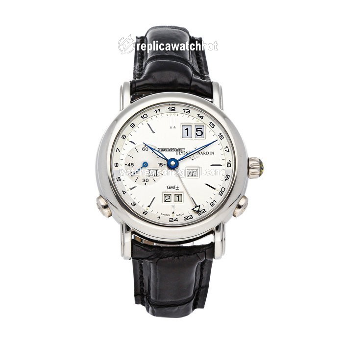 Ulysse Nardin GMT + - Perpetual Mens watch Unisex Automatic White gold 320-22 32