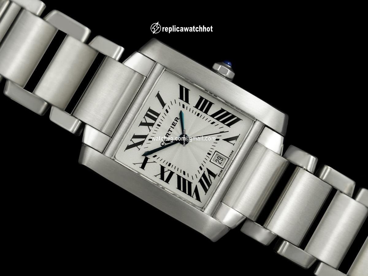 Cartier Tank Francaise Mens watch Unisex Automatic Steel 8120