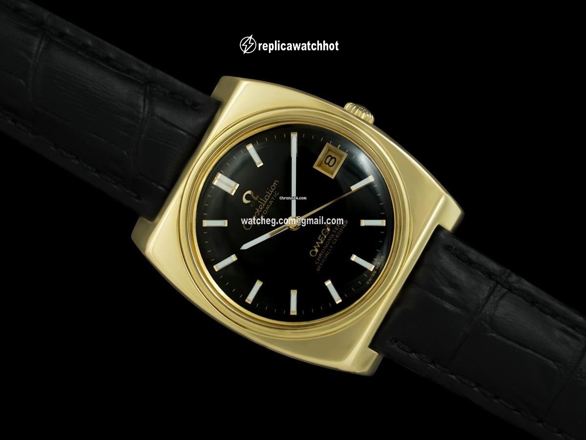 Omega Constellation Mens watch Unisex Automatic Gold Steel 8168