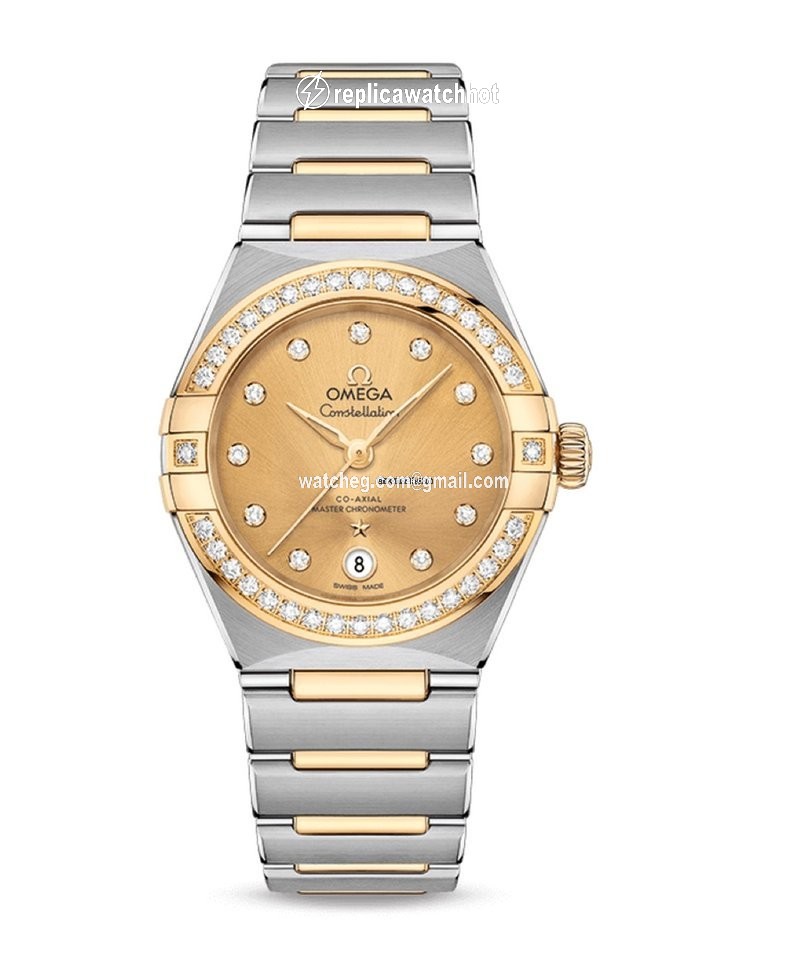 Omega Constellation Quartz Womens watch Automatic Gold Steel 131.25.29.20.58.001