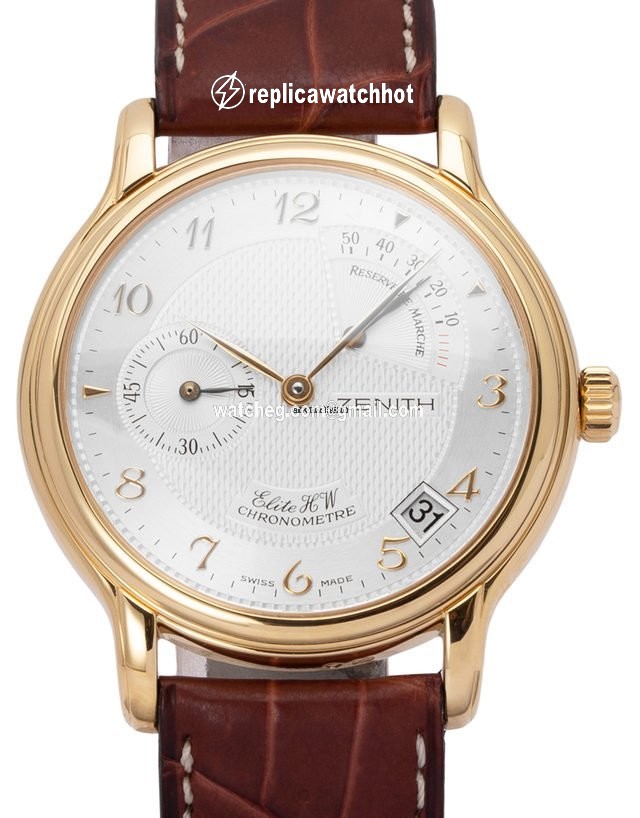 Zenith Elite Power Reserve Mens watch Unisex Manual winding Yellow gold 30.0240.655  01