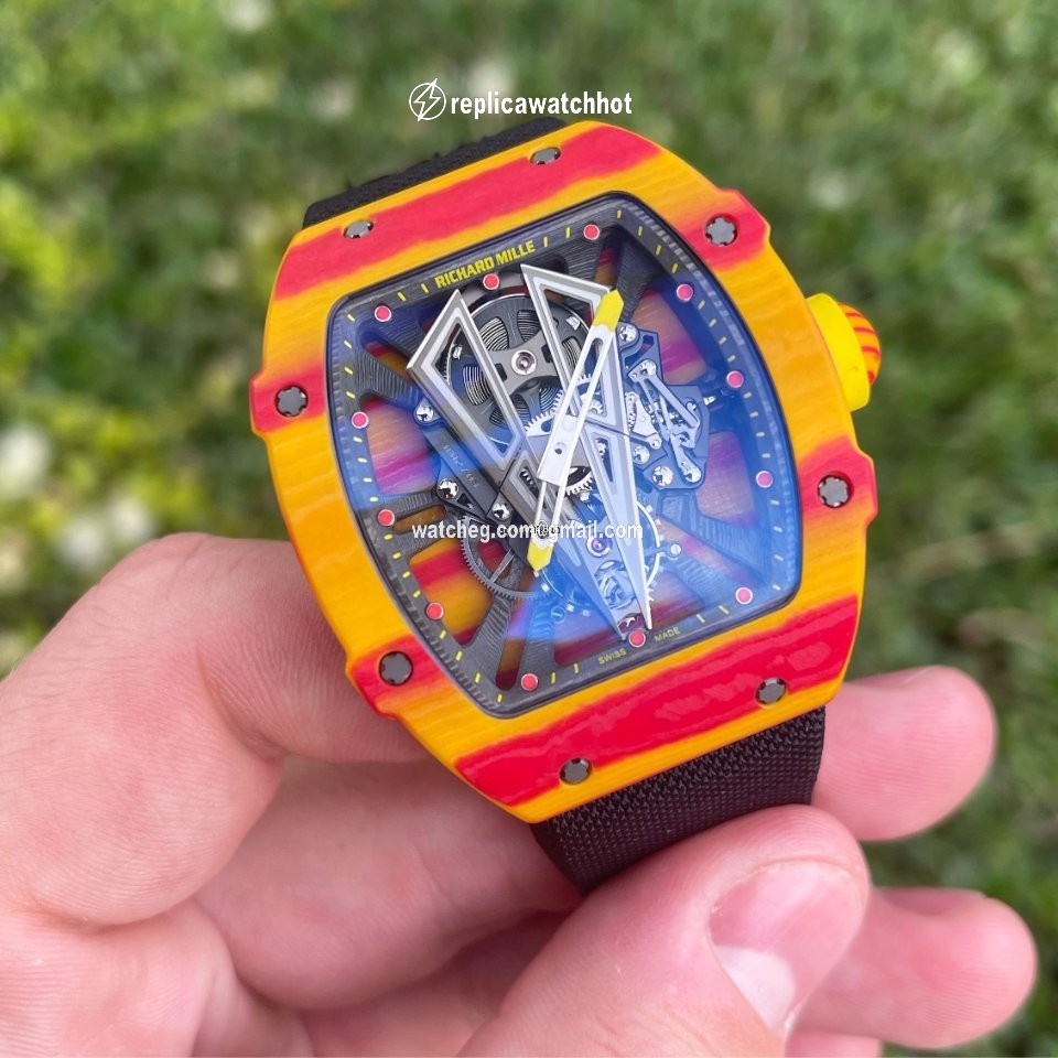 Richard Mille RM 027 Mens watch Unisex Manual winding Carbon RM27-03