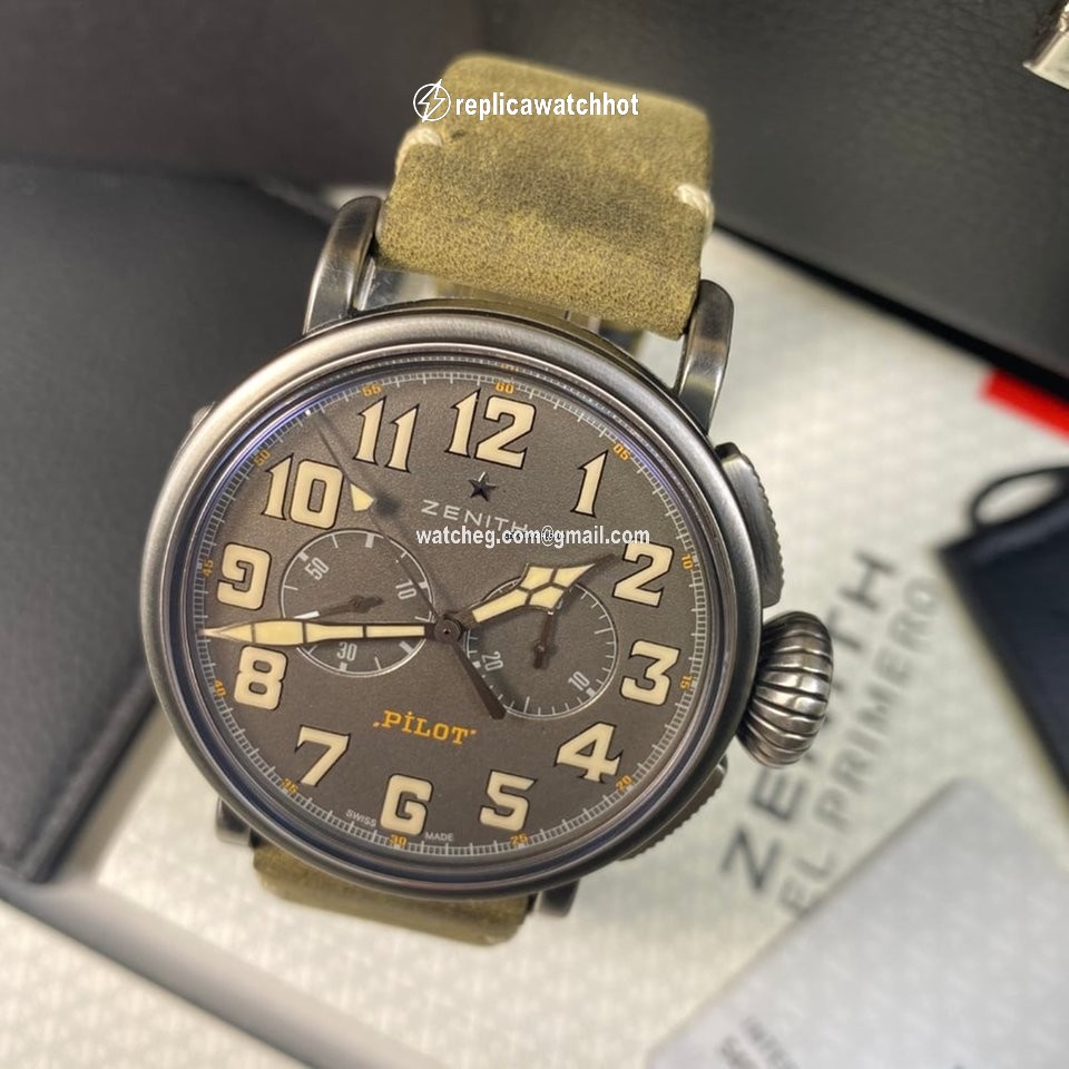 Zenith Pilot Mens watch Unisex Automatic Steel 11.2430.4069 21.C773