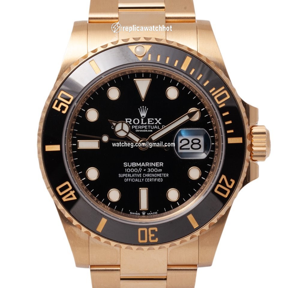 Rolex Submariner Date Mens watch Unisex Yellow gold Automatic 126618LN
